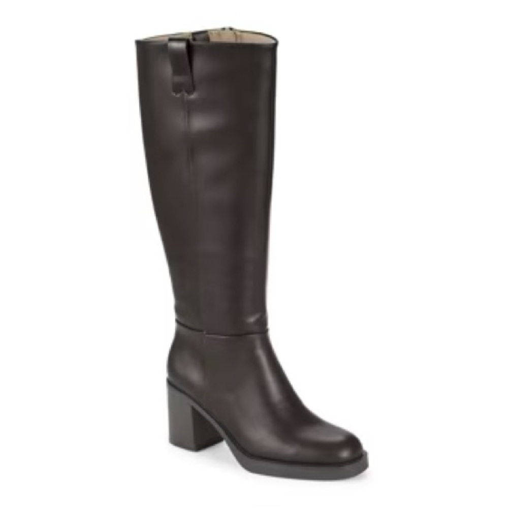 Brown Heeled Boots 6.5